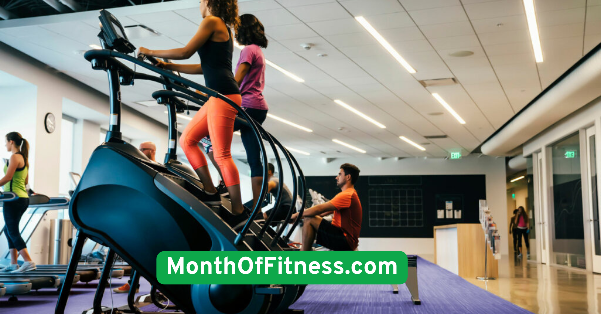 Step Workout or Stair Climbing